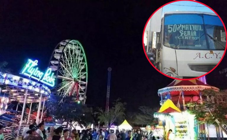 Casi 70 vehículos de transporte público llevarán a la gente a Xmatkuil, y no solo desde el Centro de Mérida