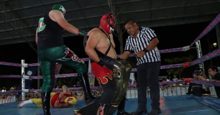 Enigma Maya y Suicida Jr. participan en gran función en Juan Pablo II