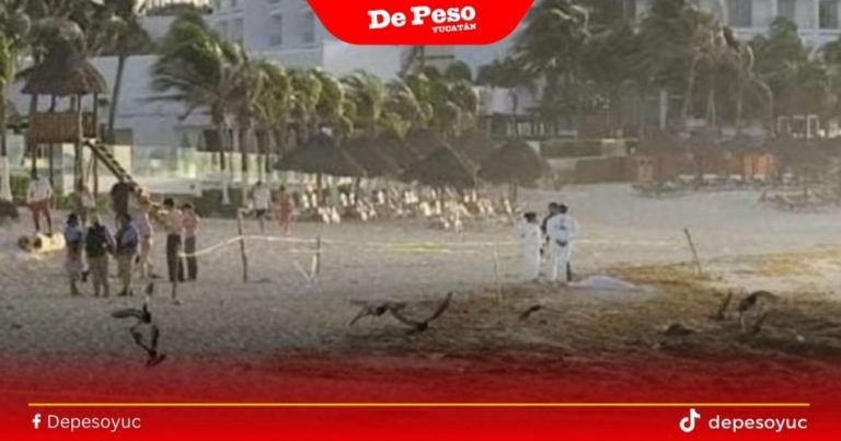 Muere ahogada joven turista de Dinamarca en playa de Cancún