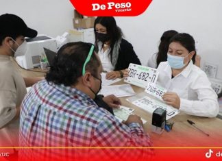Con canje de placas se busca que haya más seguridad para Yucatán