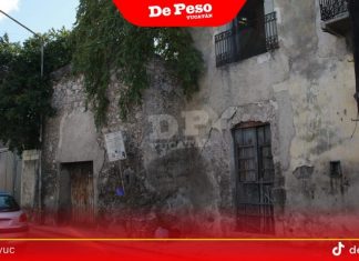 En riesgo de desplomarse 20 predios del Centro Histórico de Mérida