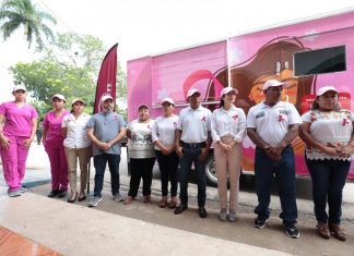 Respalda Kekén cruzada preventiva contra el cáncer de mama en comunidades yucatecas