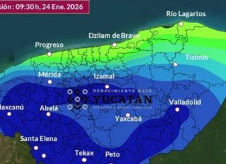 Nuevo frente frío haría bajar los termómetros hasta los 11 grados en Yucatán