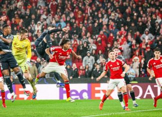 Heroico avance del Benfica en Champions gracias a gol del portero al ’98 (VIDEO)