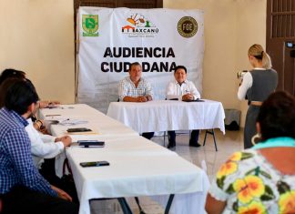 Titular de la FGE refuerza cercanía con pobladores de Maxcanú