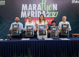Con 11 meses de antelación, alcaldesa presenta el Maratón de Mérida