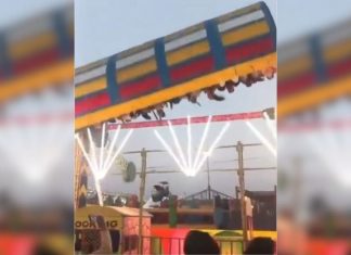Desprendimiento de juego mecánico en festival deja dos muertos
