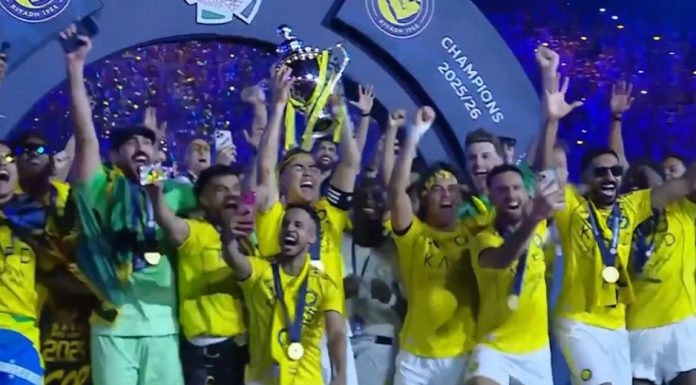 Con un doblete suyo, Cristiano Ronaldo gana su primera liga en Arabia (VIDEOS)