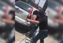 Madre de ladrón fue a rescatarlo…pero antes le dio tremenda tunda viral (video)