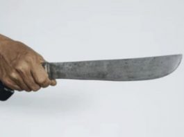 Dejan en prisión a sujeto que amenazó con un machete a su papá en Ticul