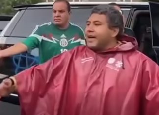 Vandalizan camioneta de Cuauhtémoc Blanco, cuando iba al partido de México (VIDEO)
