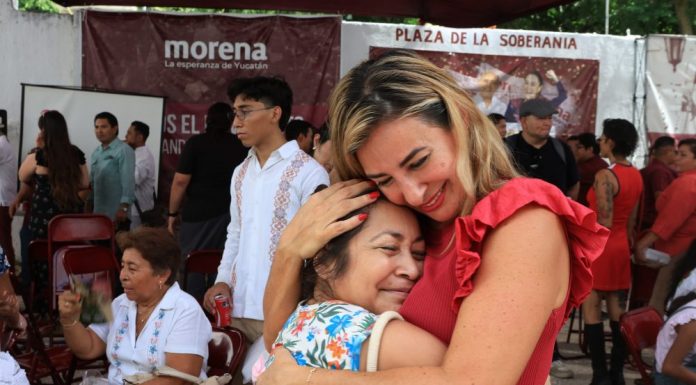 Jessica Saidén destaca unidad y organización de Morena en Yucatán