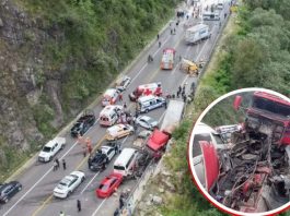 Terrorífico accidente en carretera de Chiapas: dos muertos y 10 heridos (VIDEO)