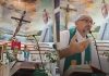 Fallece sacerdote al caerle encima una cruz mientras daba misa